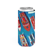1950s Vintage Century Boat Line Up Slim Can Cooler