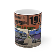 1971 Plymouth Hemi Cuda Convertible Mug 11oz by SpeedTiques