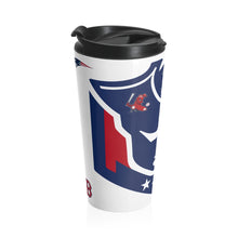 Personalized Tessa Patriots Red Sox Stainless Steel Travel Mug