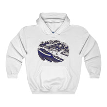 Vintage Harbor in the Islands Unisex Heavy Blend Hooded Sweatshirt