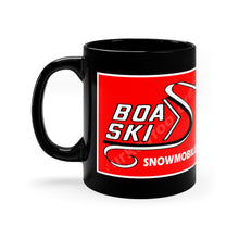 Vintage Boa Ski Snowmobiles 11oz Black Mug