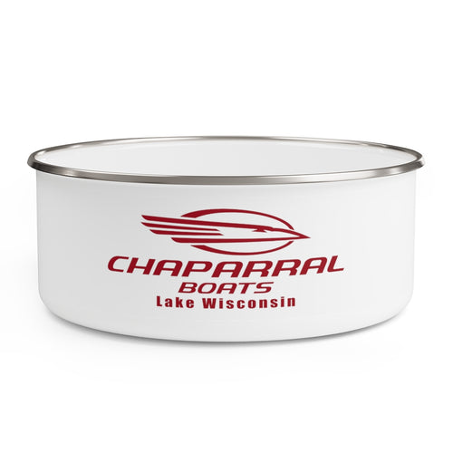Jason Chaparral Boats Lake Wisconsin Enamel Bowl