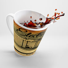 Electric Launch Co. Latte mug by Retro Boater