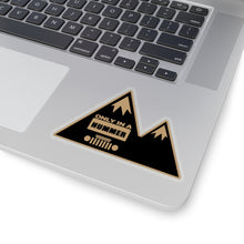 Mountain Design in Black Bronze Only in a Hummer Kiss-Cut Stickers