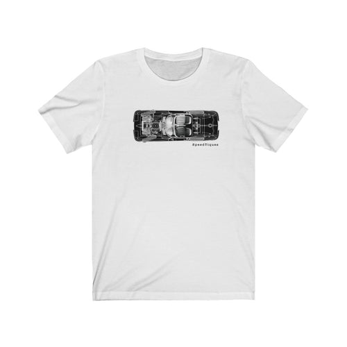 1962 Chevy Corvette Unisex Jersey Short Sleeve Tee by SpeedTiques