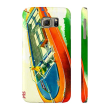 Vintage Chris Craft Utility Case Mate Slim Phone Cases by Retro Boater