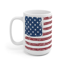 Vintage Styler Chris Craft American Flag Design White Ceramic Mug