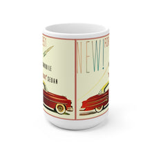 1951 Oldsmobile Rocket Holiday Sedan White Ceramic Mug