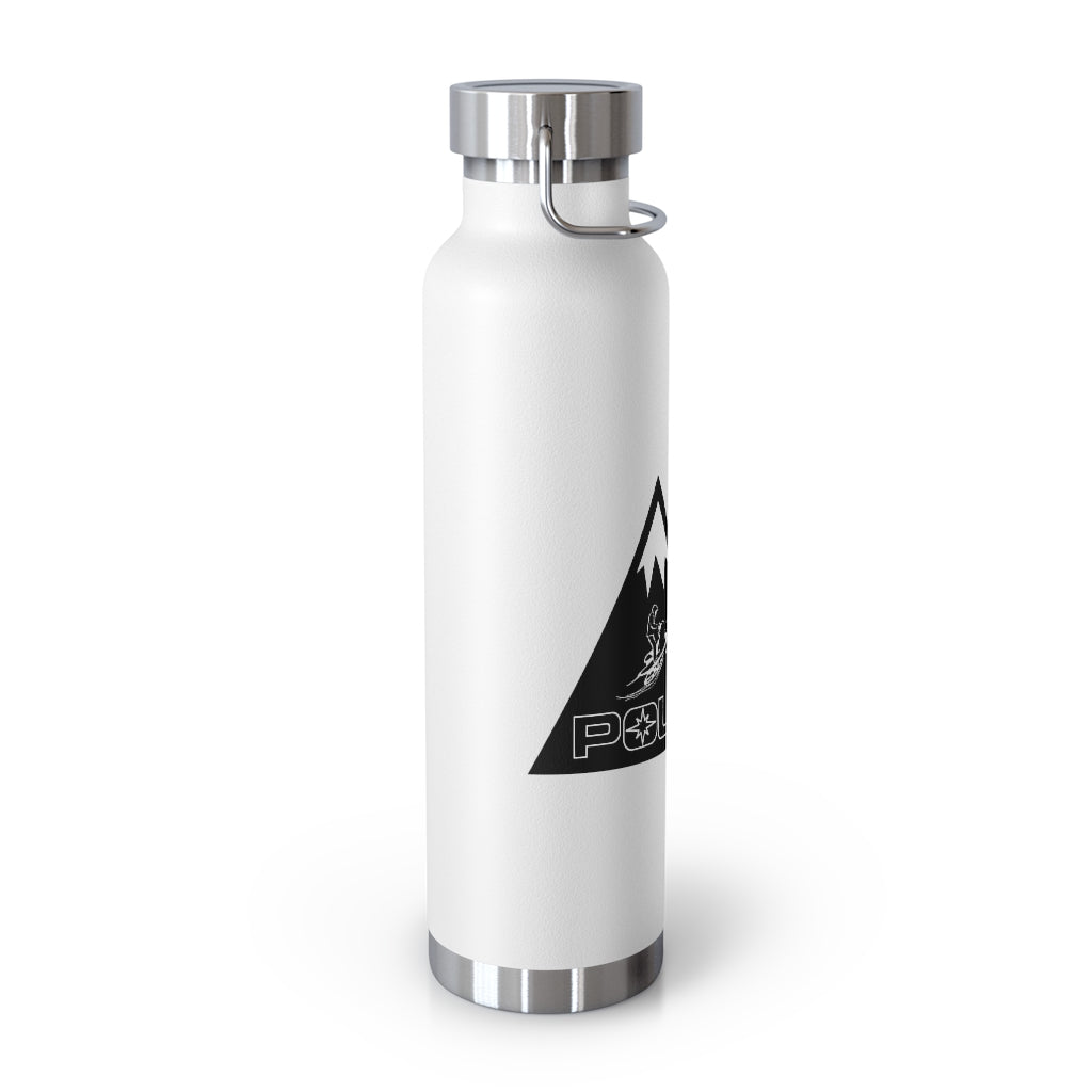 Vintage Polaris Snowmobile on Black White Mountain Design 22oz Vacuum Insulated Bottle Vintage Polaris Snowmobile on Black White Mountain Design 22oz Vacuum Insulated Bottle