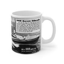 1958 Borum Eldorado Boats Mug 11oz by Retro Boater