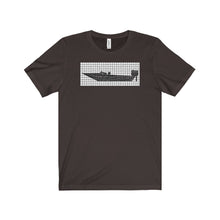 Black Boat Unisex Jersey Short Sleeve Tee