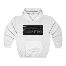 1958 Chris Craft Silver Arrow Unisex Heavy Blend™ Hooded Sweatshirt by Retro Boater