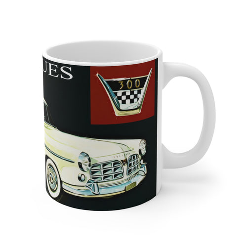 Chrysler 300 White Ceramic Mug by SpeedTiques