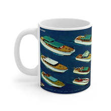 Vintage 1958 Chris Craft Line-Up Mug 11oz by Retro Boater