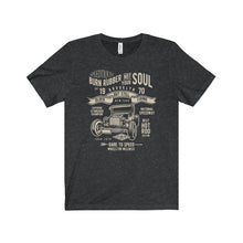 Burn Rubber Unisex Jersey Short Sleeve Tee by Speedtiques