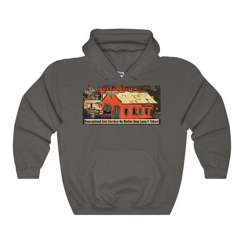 Woody's Nauti Marine by Retro Boater Unisex Heavy Blend Hooded Sweatshirt