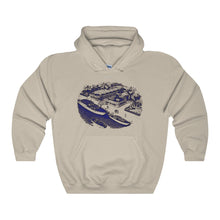Vintage Harbor in the Islands Unisex Heavy Blend Hooded Sweatshirt