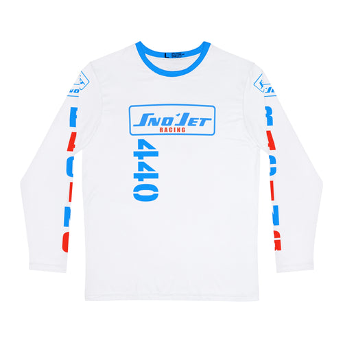 Men's Sno Jet Snowmobile 440 Jersey Style Long Sleeve Shirt