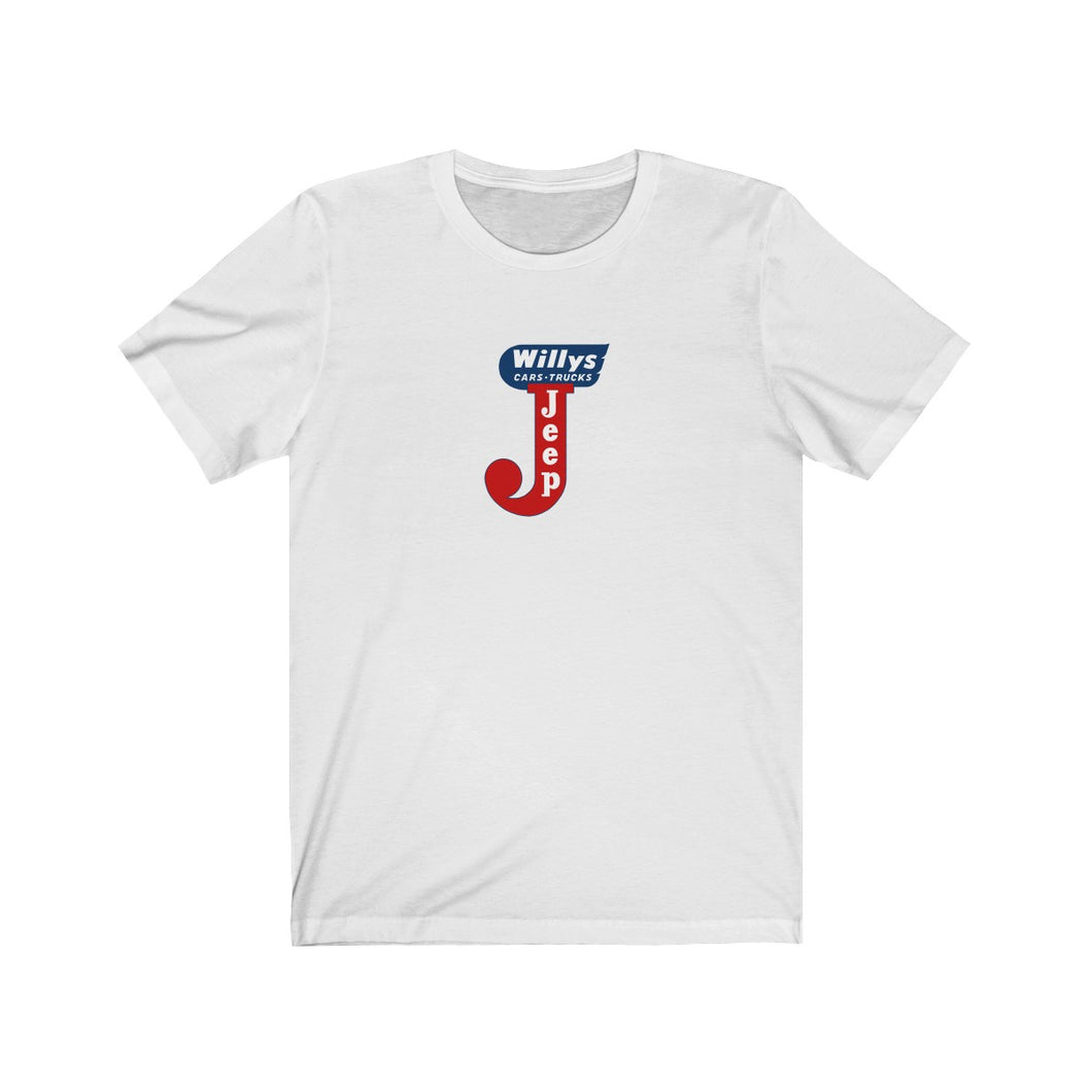 Willys Jeep Unisex Jersey Short Sleeve Tee by SpeedTiques