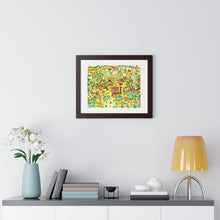 Eagle River Wisconsin Framed Horizontal Poster