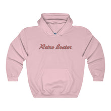 Retro Boater in Red/Grey Outline Heavy Blend Hooded Sweatshirt