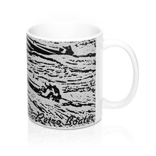 Vintage Shootout Race on the Lake 11oz Mug by Retro Boater