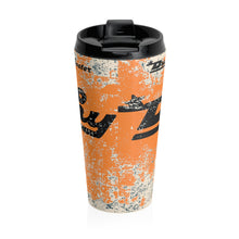 Dunphy Logo by Retro Boater Stainless Steel Travel Mug