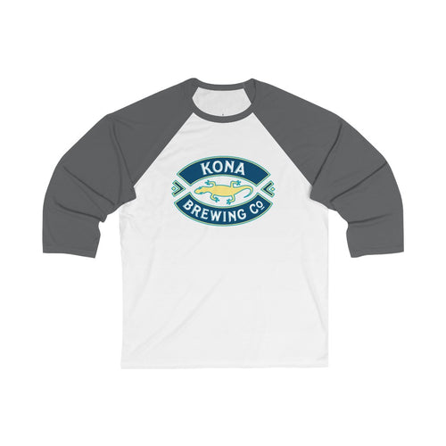 Classic Kona Beer Company Unisex 3\4 Sleeve Baseball Tee