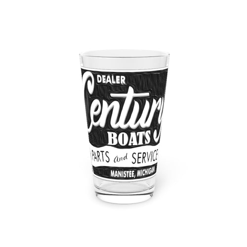 Vintage Century Boat Sign Pint Glass, 16oz