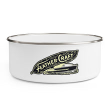 Vintage Feather Craft Boat Company Enamel Boat Bowl by Retro Boater