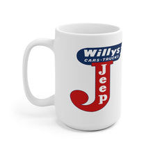 Willys Jeeps White Ceramic Mug by SpeedTiques