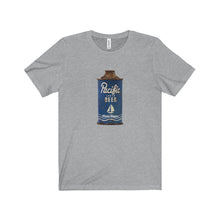 Pacific Navy Beer by Retro Boater Unisex Jersey Short Sleeve Tee