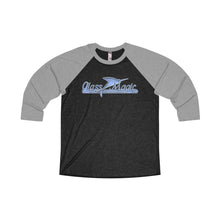 Glass Magic Unisex Tri-Blend 3/4 Raglan Tee by Retro Boater