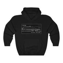 1958 Chris Craft Silver Arrow Unisex Heavy Blend™ Hooded Sweatshirt by Retro Boater