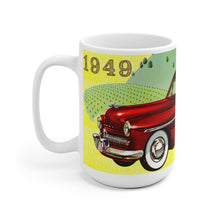 1949 Mercury Woody Station Wagon White Ceramic Mug by SpeedTiques