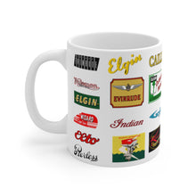 Vintage Outboard Mug White Ceramic Mug by Retro Boater