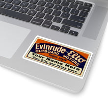 Custom Vintage Style Evinrude and Elto Outboard Boat Motors Kiss-Cut Stickers by Retro Boater