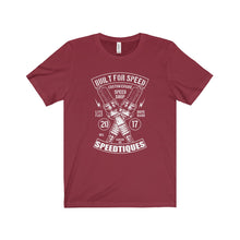 Built for Speed Unisex Jersey Short Sleeve Tee by Speedtiques