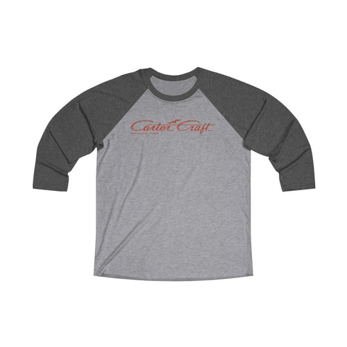 Vintage Carter Craft Boats Panama City, FL Unisex Tri-Blend 3\4 Raglan Tee