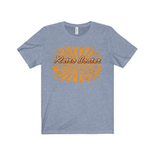 Retro Boater in Orange Unisex Jersey Short Sleeve Tee