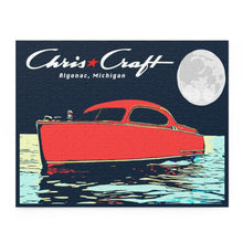 Vintage early 50s Chris Craft Sedan Sign Puzzle (120, 252)