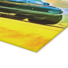 Vintage Plymouth AAR Cuda Glass Cutting Board