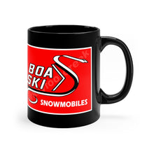 Vintage Boa Ski Snowmobiles 11oz Black Mug
