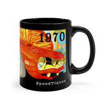 1970 Plymouth Hemi Cuda Black mug 11oz by SpeedTiques