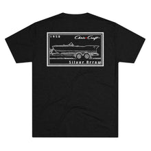 Vintage 1958 Chris Craft Silver Arrow Men's Tri-Blend Crew Tee by Retro Boater