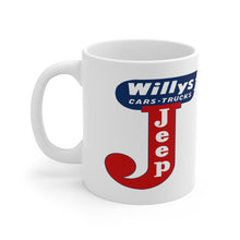 Willys Jeeps White Ceramic Mug by SpeedTiques
