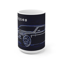 1969 Ford Mustang Pro Touring White Ceramic Mug by SpeedTiques