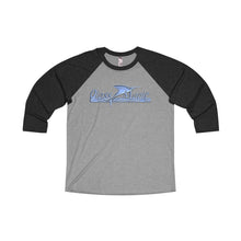 Glass Magic Unisex Tri-Blend 3/4 Raglan Tee by Retro Boater
