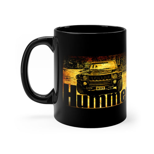 Classic 2009 Hummer H3t Black mug 11oz by SpeedTiques