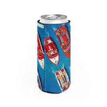 1950s Vintage Century Boat Line Up Slim Can Cooler